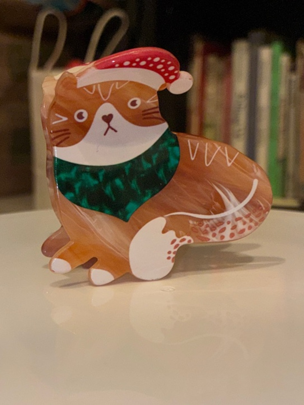 Ginger Cat Hair Claw by Coucou Suzette Holiday collection - Picture 4 of 4